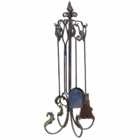 Iron Fireplace Clean Set