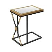 Value Oralie Black And Gold Sofa Table