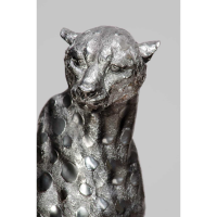 Silver Cheetah Figurine