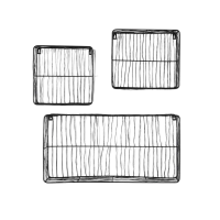 Wall Shelf Set of 3