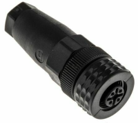 Suppliers Of M12 Female Cable Mount Connector, 4 Pole Socket In Gloucester