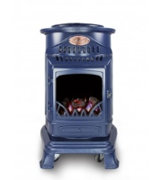 Provence Flame Effect Mobile Heaters - Atlantic Blue Aldershot