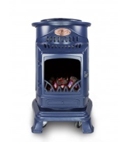 Provence Flame Effect Mobile Heaters - Atlantic Blue Arundel