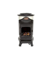 Provence Flame Effect Mobile Heaters - Cream Brighton
