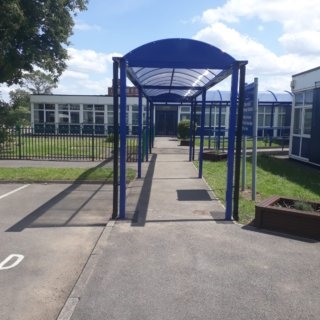 UK Manufacturers Of Covered Walkways For Schools In Lancashire