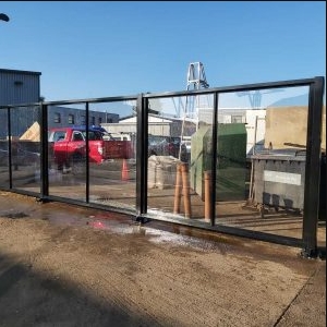 Specialists Of Powder Coated U-Shape Jet Wash Screen For Car Retailers In Liverpool