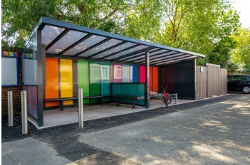 Manufacturers Of Barrel Vault Ticket Machine Shelter For Supermarkets In Leeds