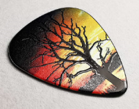 Designers Of Coloured Printed Guitar Picks For Acoustic Guitar Artists In The UK