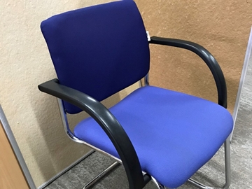 2 Tone Blue Meeting Chair