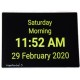 High Quality Memory Prompting Alarm Calendar Clock For Care Industries In The UK