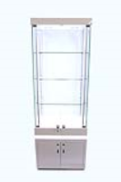 Frameless Display Glass Cabinet 650X400X1900mm SW Code 99052