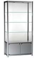 Aluminium Glass Display Cabinet 1000X400X1980mm GL3SD Code 99989