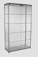 Aluminium Glass Display Cabinet 800X400X1980mm GL4 Code 99414