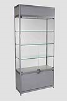 Aluminium Glass Display Cabinet 800X400X1980mm GL3CS Code 99081