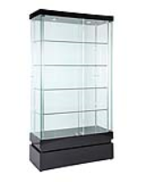 Frameless Display Glass Cabinet 1000X400X1900mm BT4 Code 99811