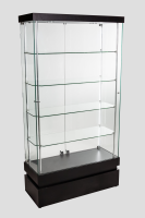 Frameless Display Glass Cabinet 650X400X1900mm B Code 99058