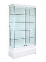 Frameless Display Glass Cabinet 1000X400X1900mm W Code 99057