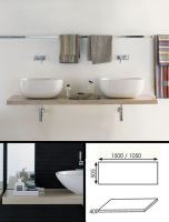 500 Series Washstand &#40;16E&#41;; Choice: Single Washstand in Oak &#45; &#163;630&#46;00