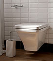 Art Deco Wall Hung Toilet &#40;18D&#41;; Choice: White &#45; &#163;595