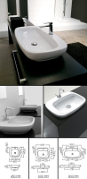 Afon Work Top Sink &#40;14B&#41;; Choice: 450mm Wide Washbasin &#45; &#163;221