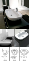Afon Work Top Sink &#40;14B&#41;; Choice: 900mm Wide Washbasin &#45; &#163;340