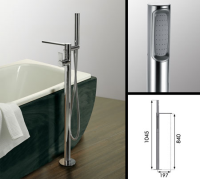 Loft Freestanding Bath Filler Tap with Shower &#40;37H&#41;