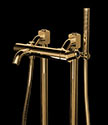 Art Deco Gold Freestanding Bath Tap &#40;61GG&#41;; Choice: Polished Gold &#45; &#163;1603
