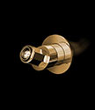 Art Deco Gold Manual Shower Valve &#40;61GH&#41;; Choice: Brushed Gold &#45; &#163;441