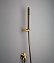 Art Deco Gold Handheld Shower &#40;61GL&#41;; Choice: Polished Gold &#45; &#163;235