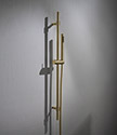 Kaan Gold Slide Rail Shower &#40;28P&#41; ; Choice: With Elbow &#43; &#163;164