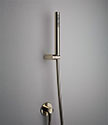 Art Deco Nickel Handheld Shower &#40;61NL&#41;; Choice: Brushed Nickel &#45; &#163;190