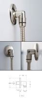 Nickel Classic Shower Wall Elbow &#40;49PP&#41;