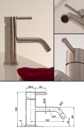 Noa Basin Tap &#40;49A&#41;; Choice: Stainless steel &#45; &#163;219