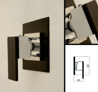 Ebony Black Recessed Manual Shower Valve &#40;35H&#41;