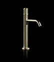 Art Deco Brass Tall Basin Mixer &#40;61BC&#41;; Choice: Polished Brass &#45; &#163;741