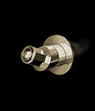 Art Deco Brass Manual Shower Valve &#40;61BJ&#41;; Choice: Polished Brass &#45; &#163;398