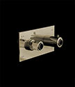 Art Deco Brass Thermostatic Shower Valve &#40;61BK&#41;; Choice: 1 Shower Function &#45; &#163;1198