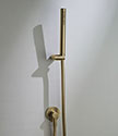 Art Deco Brass Handheld Shower &#40;61BL&#41;; Choice: Polished Brass&#45; &#163;235