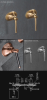 Pau Brass Manual Shower Valve &#40;39EE&#41;; Choice: Brushed Copper &#45; &#163;292