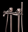 Art Deco Rose Gold Freestanding Bath Tap &#40;61RGH&#41;; Choice: Brushed Rose Gold &#45; &#163;1704