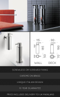 Lara Pump Soap Dispenser &#40;55ELA&#41;; Choice: Wall Dispenser &#45; &#163;118