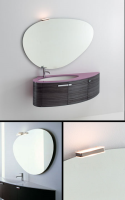 Oceana Bathroom Mirror with Light &#40;63N&#41;