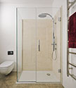 Pacific Frameless Shower Enclosure in 10mm Glass &#40;68X&#41;; Choice: 1000mm &#40;front&#41; x 800mm &#45; &#163;1240