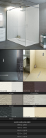 2 Sided Waterproof Shower Wall Panels &#40;71B&#41;; Choice: W800mm x H2200mm &#45; &#163;472&#46;00