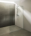 Sail Straight Shower Screen in 10mm Glass &#40;70A&#41;; Choice: 300mm Width &#45; &#163;360
