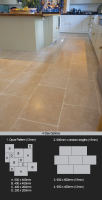 Antique Jura Limestone Flooring Tiles &#40;95C&#41;; Choice: 600mm x random &#45; &#163;81&#46;00 m2