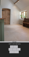 Anjou Limestone Flooring Tiles &#40;95K&#41;; Choice: 600mm x random &#45; &#163;65 m2