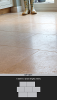 Saintes Cream Limestone Flooring Tiles &#40;95Q&#41;; Choice: 600mm x random &#45; &#163;52&#46;00 m2