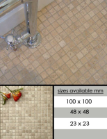 Pearl Stone Mosaic Wall Tiles &#40;97G&#41;; Choice: 48mm x 48mm &#45; &#163;65&#46;00 m2