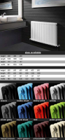 3 Column Wall Hung Radiator in Colours &#40;104C&#41;; Choice: 400 x 1000mm &#45; &#163;346&#46;00
